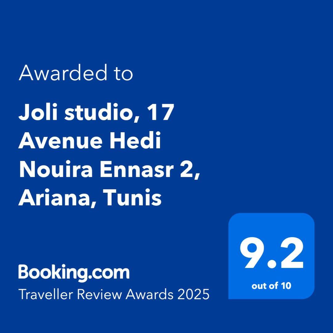 Joli Studio, 17 Avenue Hedi Nouira Ennasr 2, Ariana, Tunis Dış mekan fotoğraf